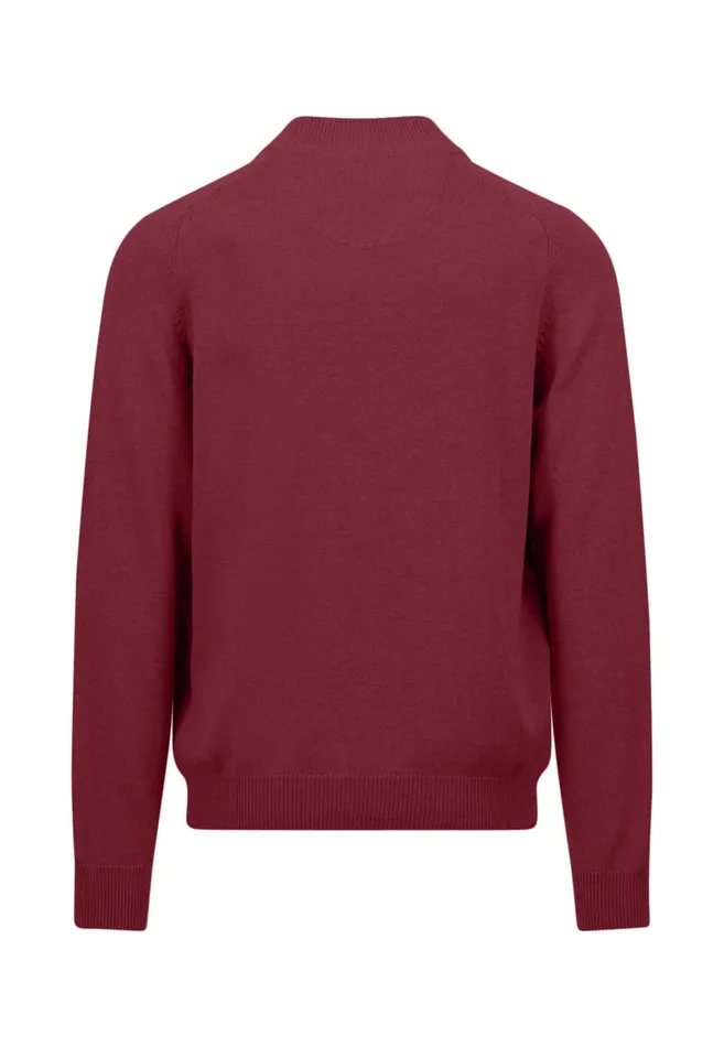 Cardigan Men FYNCHHATTON Parting Jacket Made Of 100 Cotton Navyhazelruby Reddark Emeraldcloud Blueblack