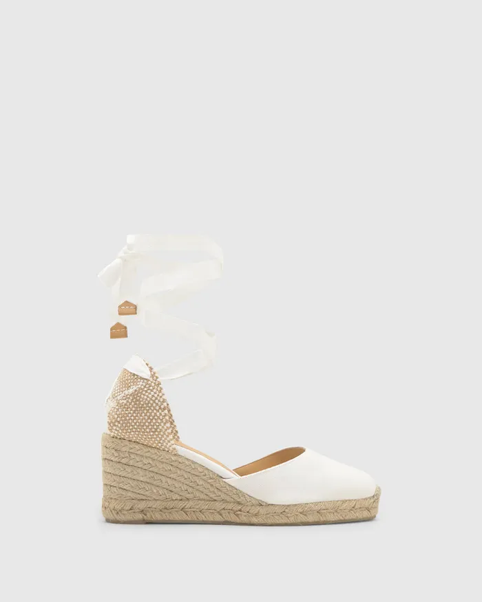 Castaer Carina6001 Blanco Women Wedges