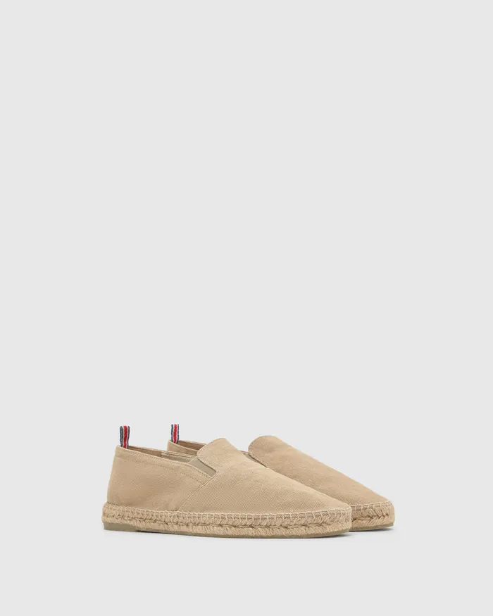 Castaer Joel002 Sand Men Flat Shoes