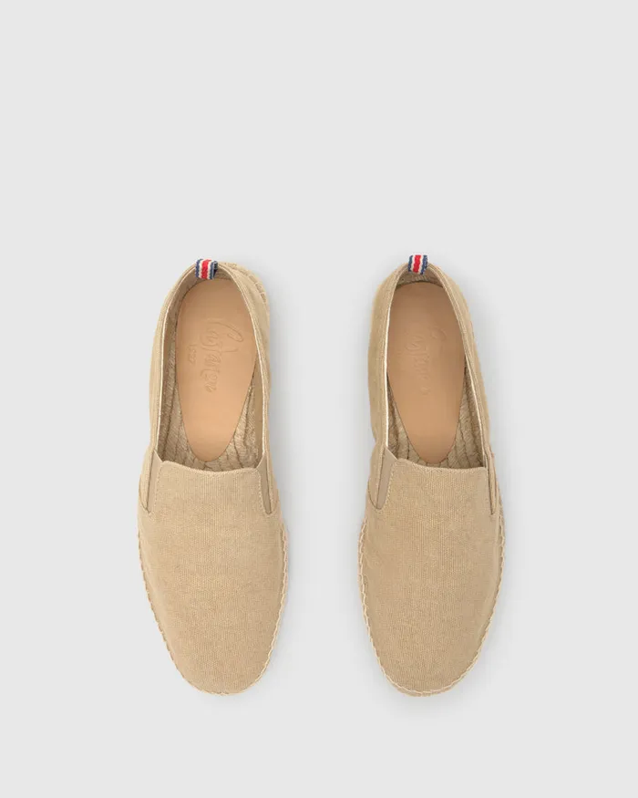 Castaer Joel002 Sand Men Flat Shoes