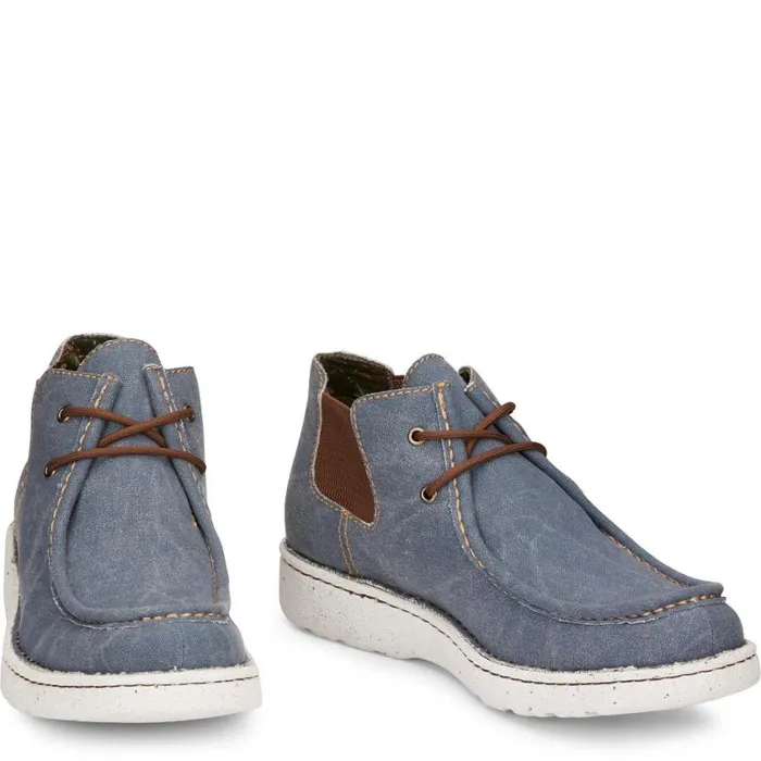 Casuals Men Justin Boots Hudson SlipOn Casual Shoe Blue