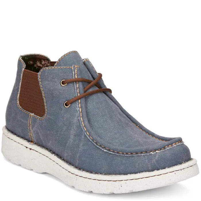 Casuals Men Justin Boots Hudson SlipOn Casual Shoe Blue