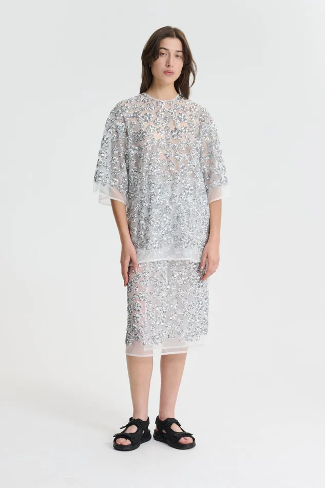 Cecilie Bahnsen Blouses Women ASRA TOP Silver