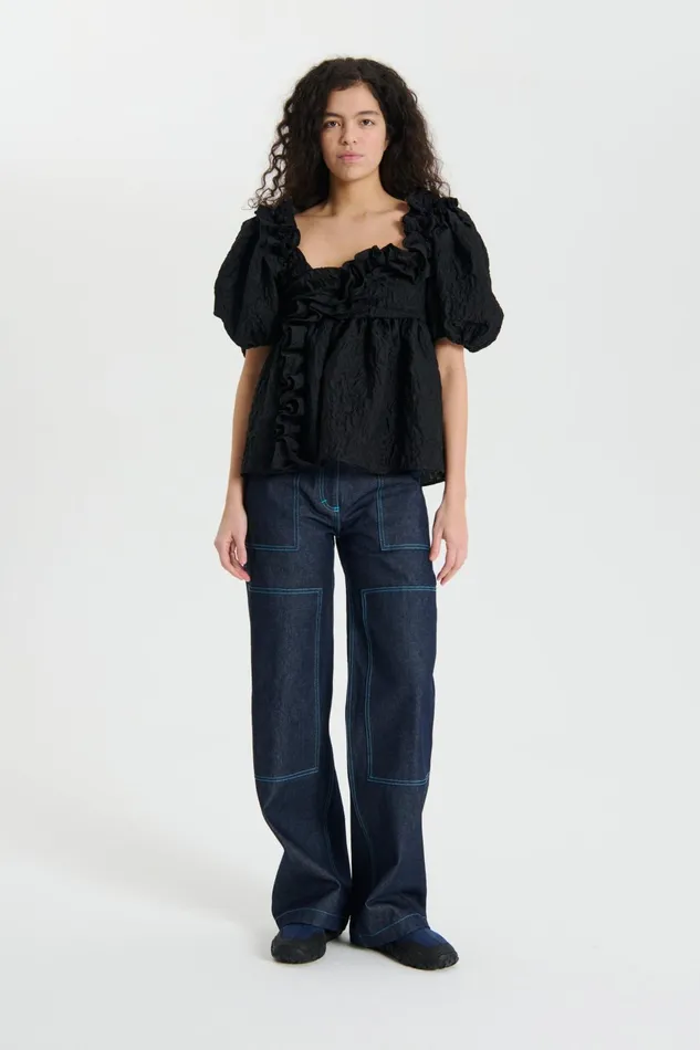 Cecilie Bahnsen Blouses Women ORIANA TOP Black