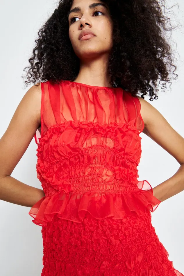 Cecilie Bahnsen Blouses Women UPHI TOP Red