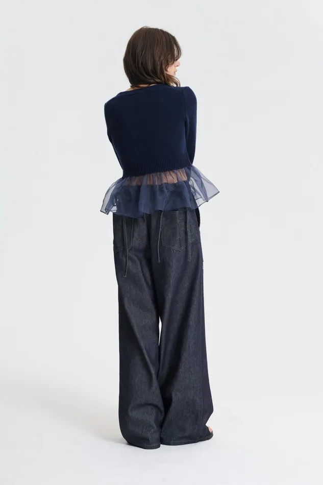 Cecilie Bahnsen Denim Women ANITA TROUSERS Indigo