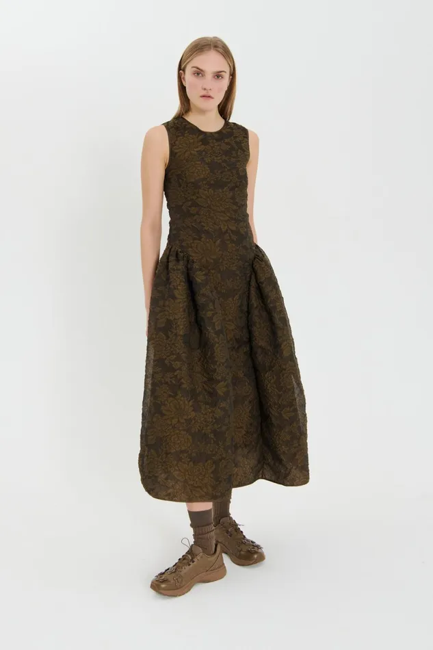 Cecilie Bahnsen Dresses Women GINE DRESS Brown