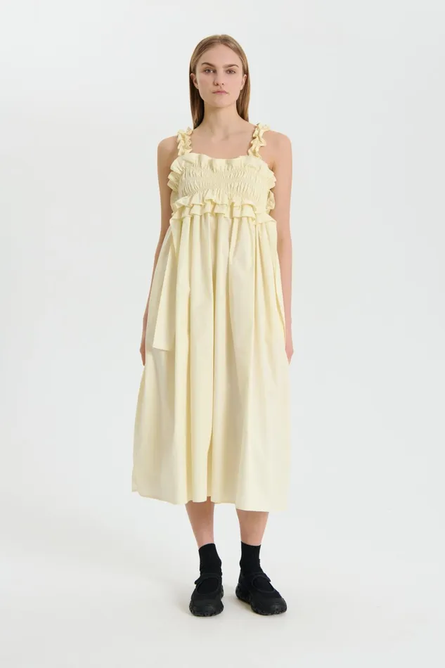 Cecilie Bahnsen Dresses Women GIOVANNA DRESS Soft Yellow