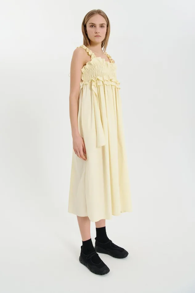 Cecilie Bahnsen Dresses Women GIOVANNA DRESS Soft Yellow
