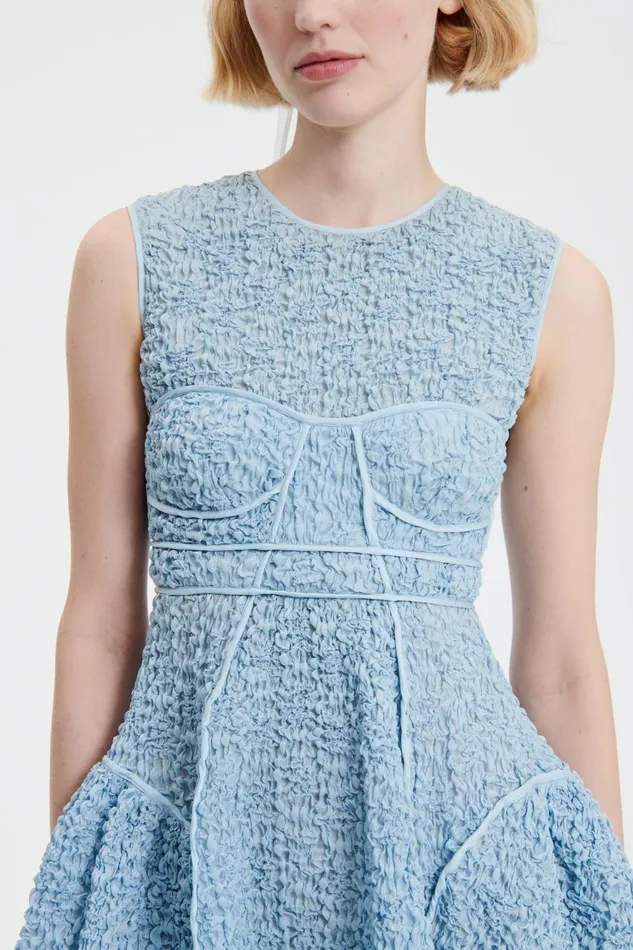 Cecilie Bahnsen Dresses Women LIA DRESS Misty Blue