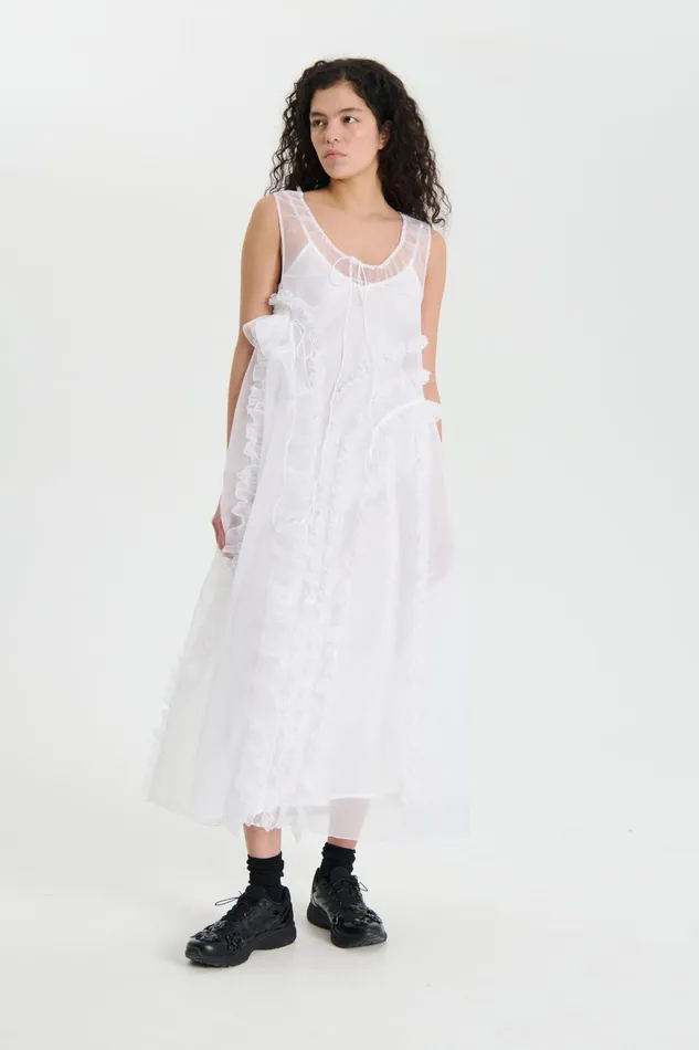 Cecilie Bahnsen Dresses Women OPAL OVERLAY White