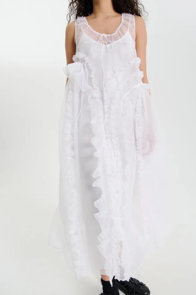 Cecilie Bahnsen Dresses Women OPAL OVERLAY White