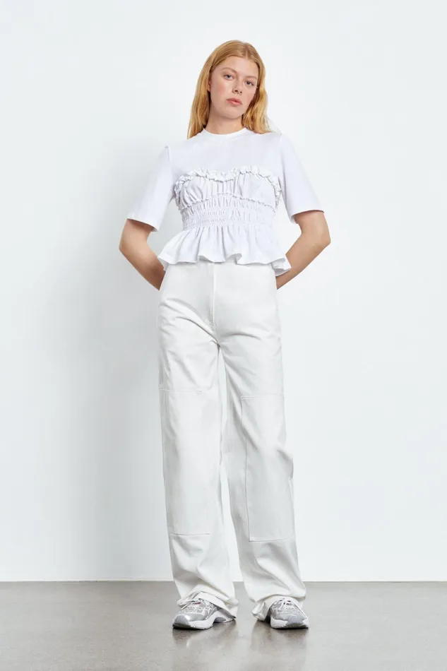 Cecilie Bahnsen Jersey Women VILDE TSHIRT White