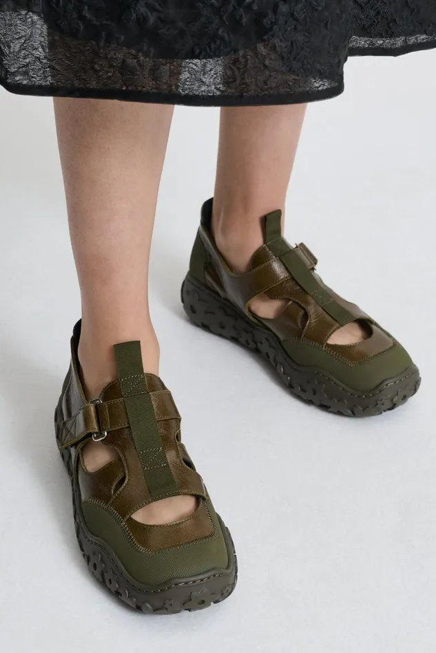 Cecilie Bahnsen Shoes Women ARIA SNEAKERS Olive