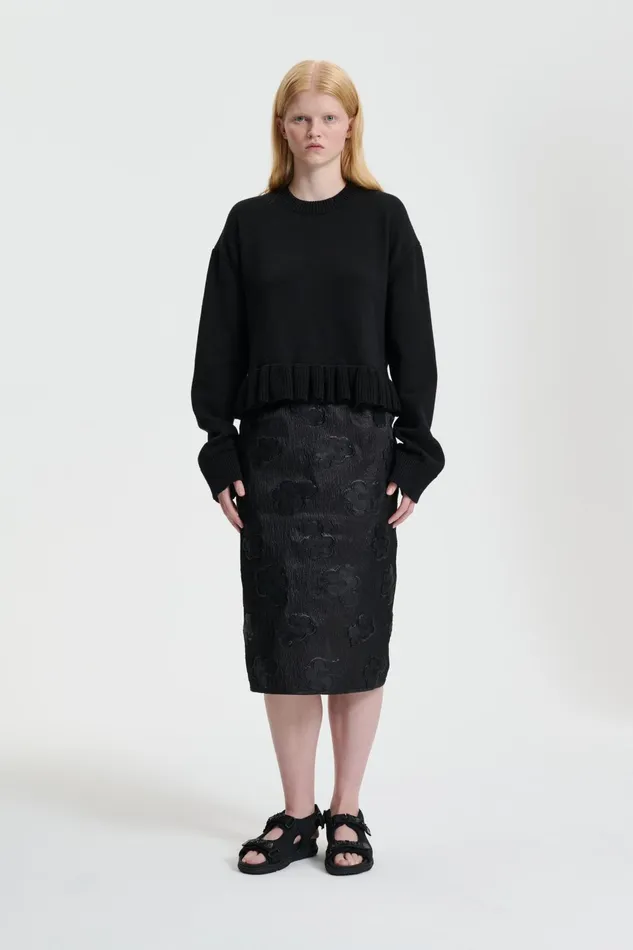 Cecilie Bahnsen Skirts Women ALLEGRA SKIRT Black