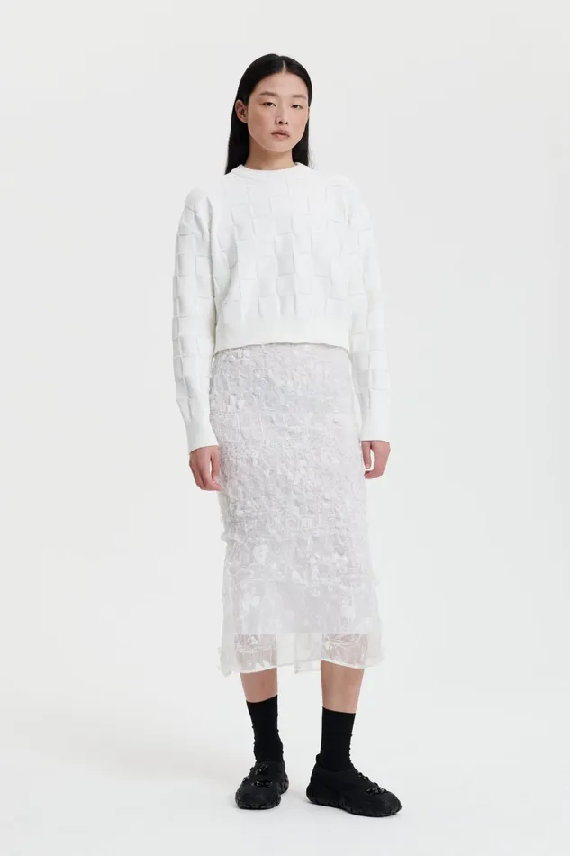 Cecilie Bahnsen Skirts Women GEMINI SKIRT White