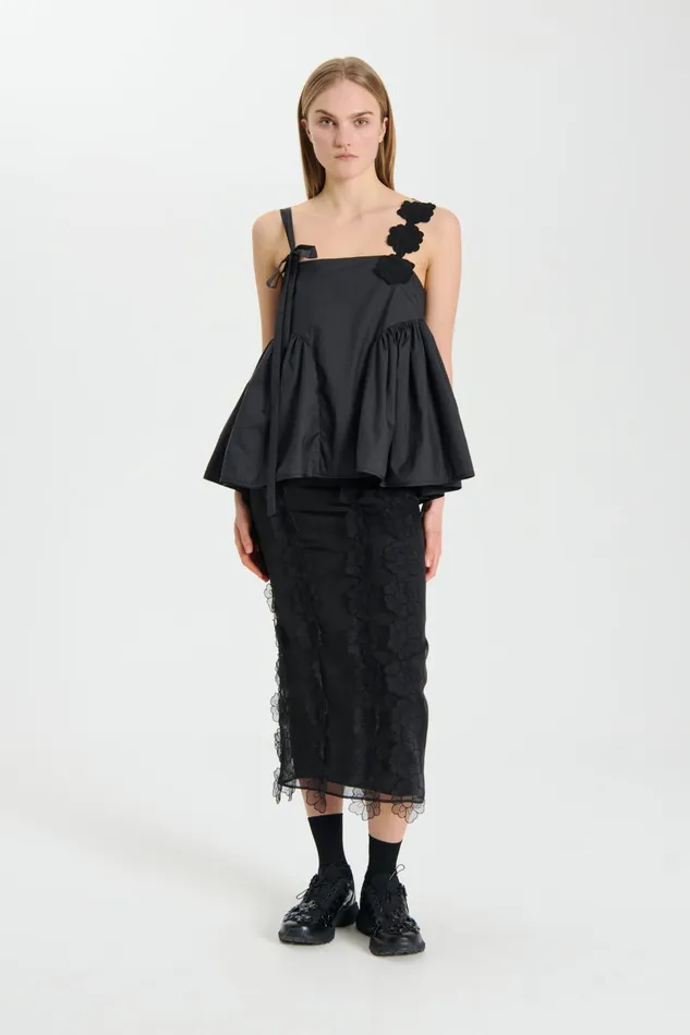 Cecilie Bahnsen Skirts Women OLYMPIA SKIRT Black