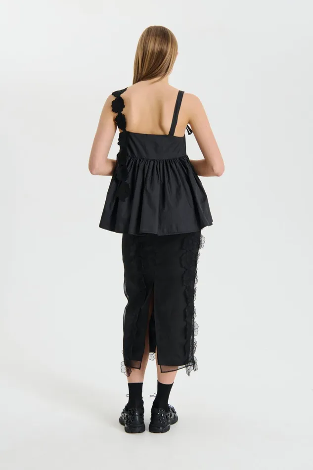 Cecilie Bahnsen Skirts Women OLYMPIA SKIRT Black