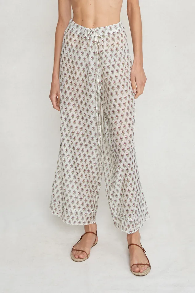 Chan Luu Bottoms Harper Pant White 8211 Women