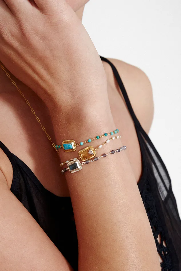 Chan Luu Bracelets Aura Bracelet Turquoise 8211 Women
