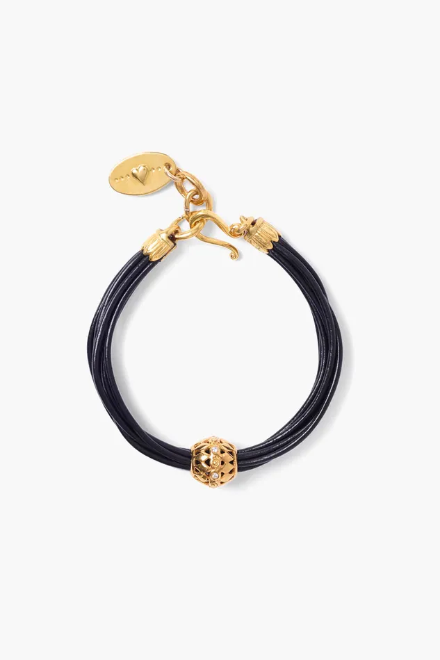Chan Luu Bracelets James Leather Bracelet Black 8211 Women