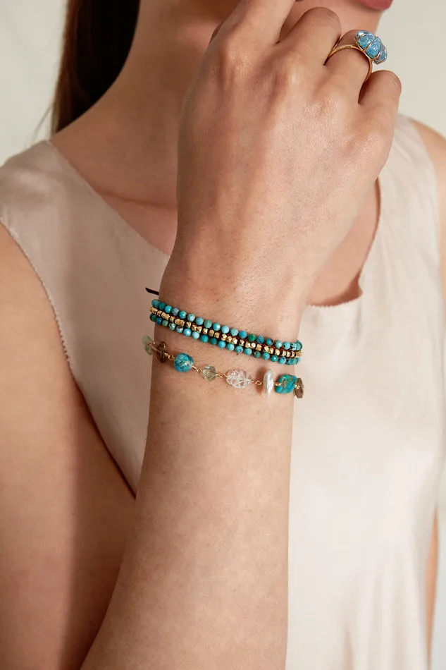 Chan Luu Bracelets Maeve Bracelet Turquoise Mix 8211 Women
