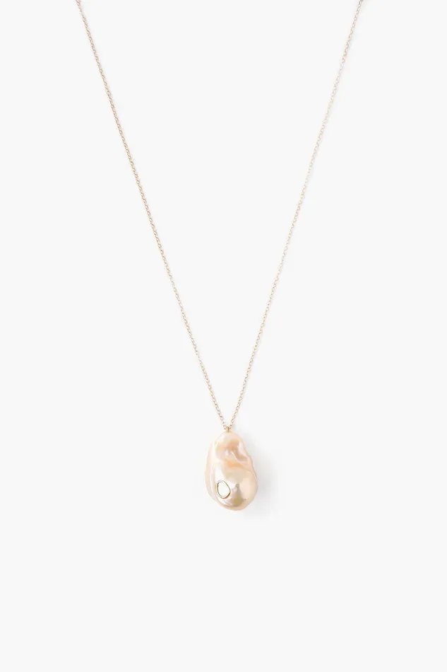 Chan Luu Necklaces 14k Diamond Le Baroque Natural Pink Necklace 8211 Women