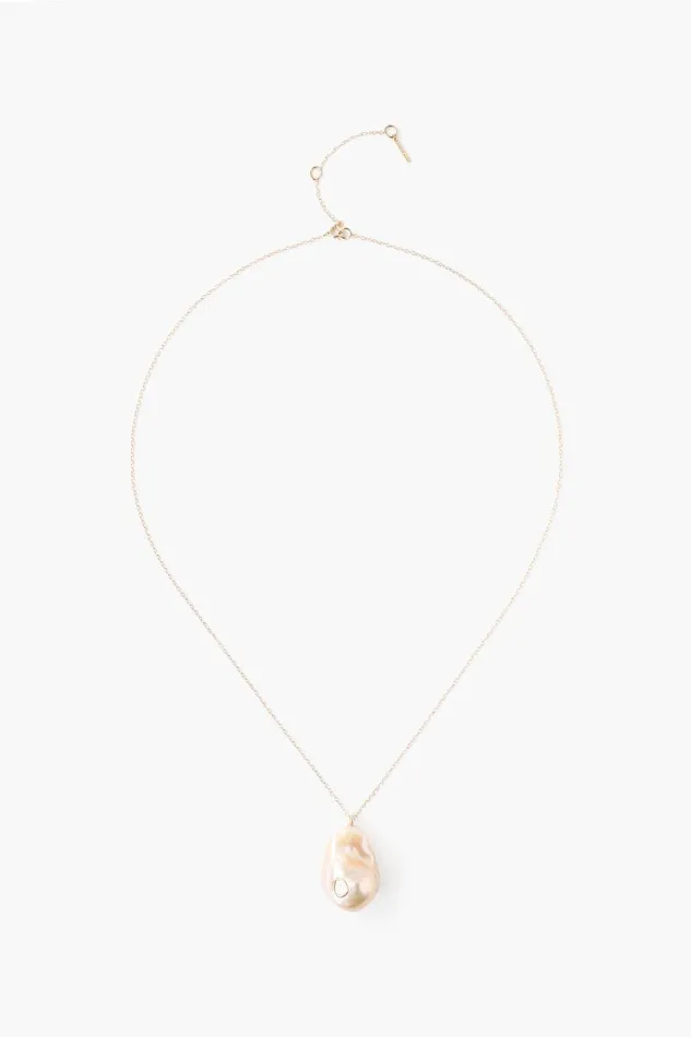 Chan Luu Necklaces 14k Diamond Le Baroque Natural Pink Necklace 8211 Women