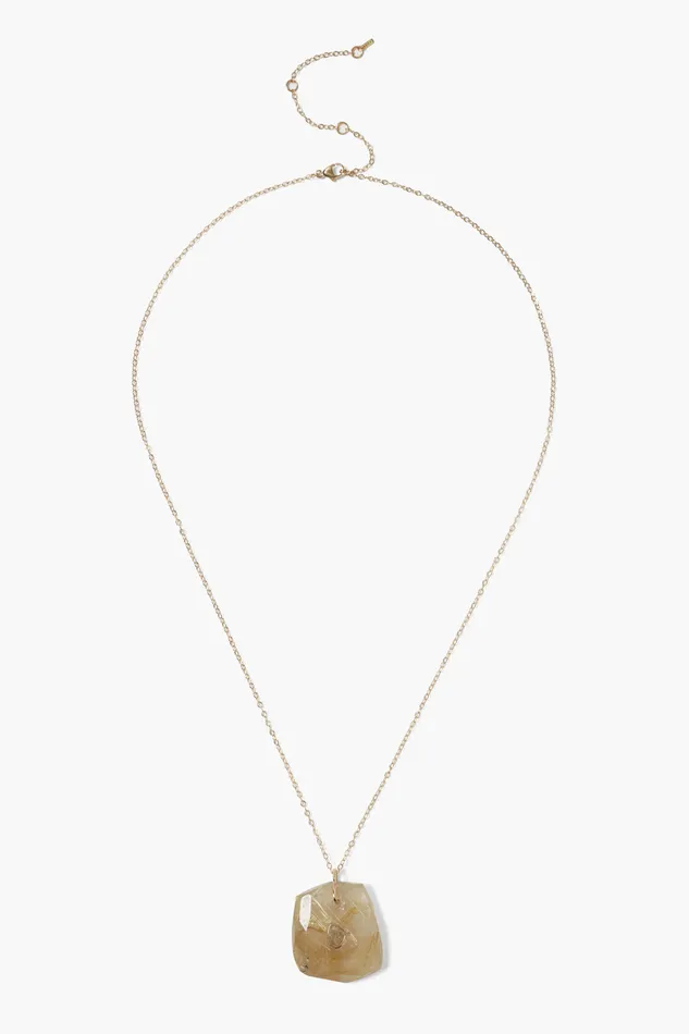 Chan Luu Necklaces 14k River Necklace Rutilated Quartz 8211 Women