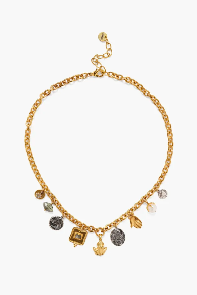 Chan Luu Necklaces Artemis Charm Necklace Gold Mix 8211 Women