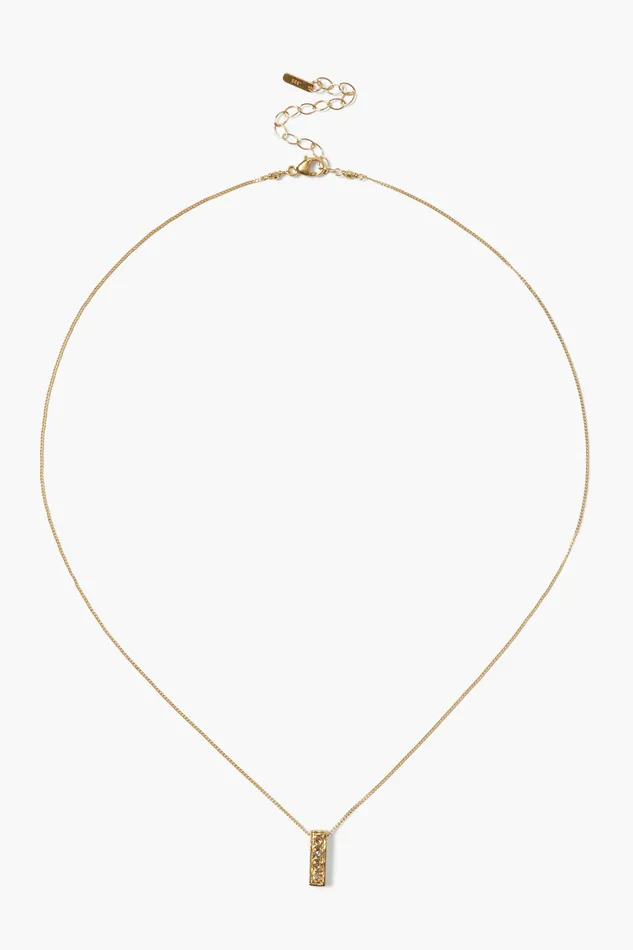 Chan Luu Necklaces Bar Diamond Necklace Yellow Gold 8211 Women