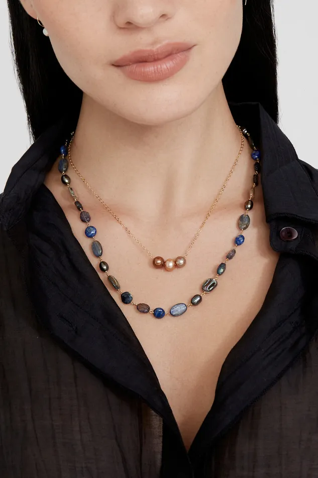 Chan Luu Necklaces Eden Necklace Blue Lab Mix 8211 Women