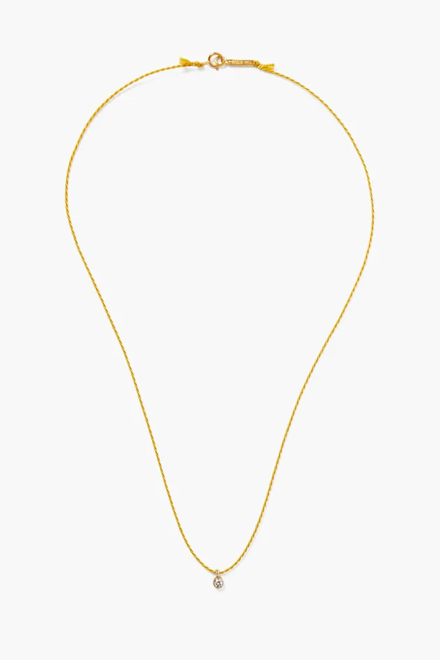 Chan Luu Necklaces Este Diamond Necklace Mustard 8211 Women