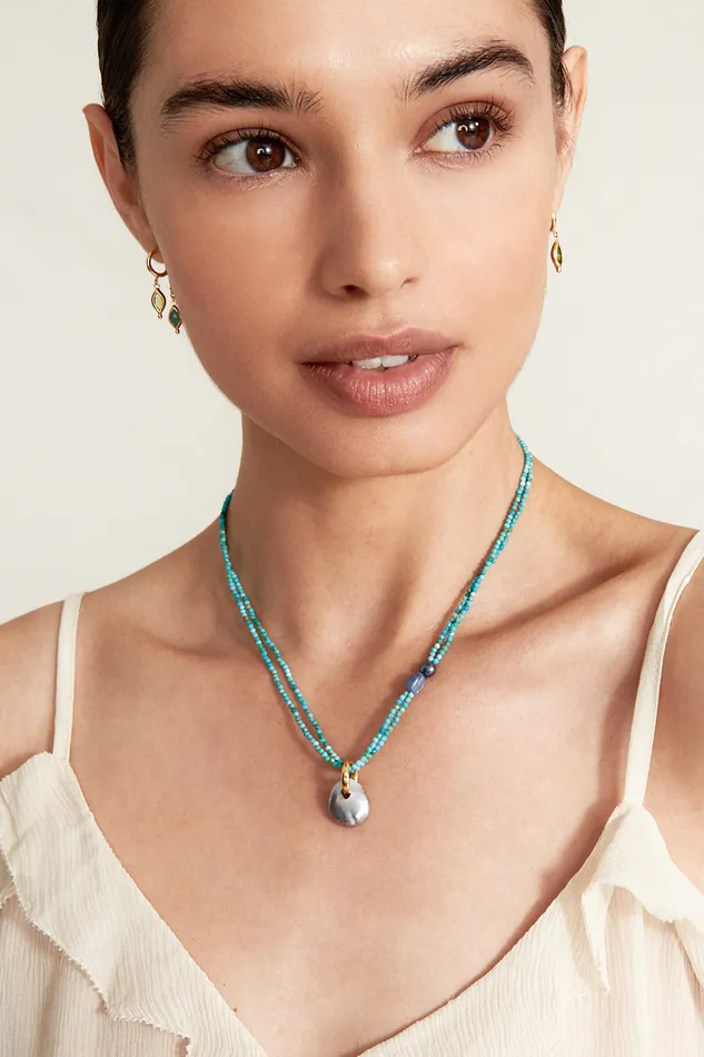 Chan Luu Necklaces Ibiza Necklace Turquoise 8211 Women