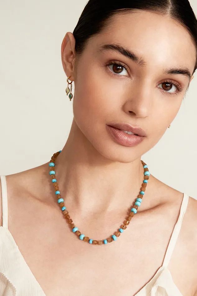 Chan Luu Necklaces Laurel Necklace Turquoise Mix 8211 Women