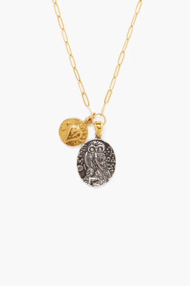 Chan Luu Necklaces Orion Coin Necklace Gold Mix 8211 Women