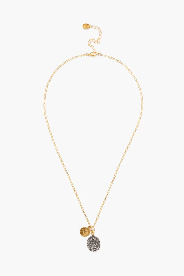 Chan Luu Necklaces Orion Coin Necklace Gold Mix 8211 Women