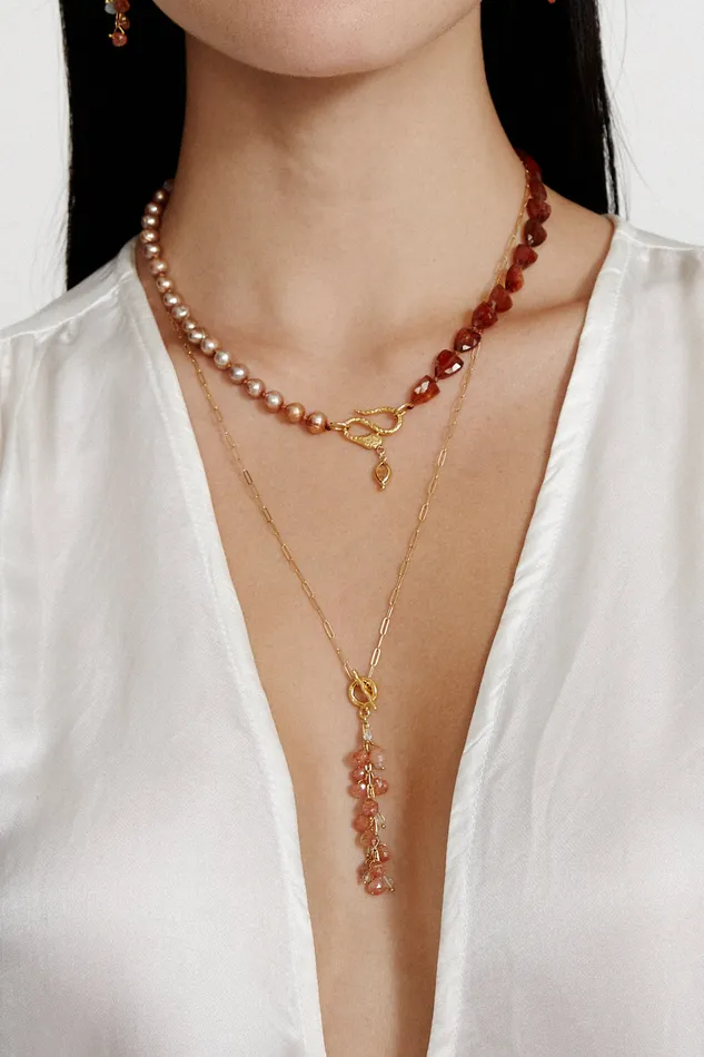 Chan Luu Necklaces Pacifica Necklace Sunstone Mix 8211 Women