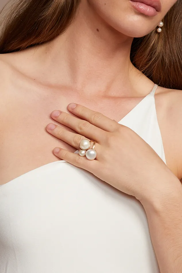 Chan Luu Rings 14k Phoebe Ring White Pearl 8211 Women