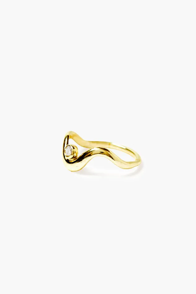 Chan Luu Rings Diamond Canyon Ring Gold 8211 Women