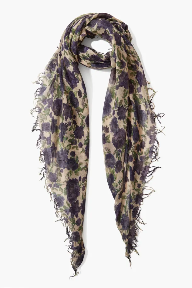 Chan Luu Scarves Cashmere And Silk Scarf Concord Garden 8211 Women
