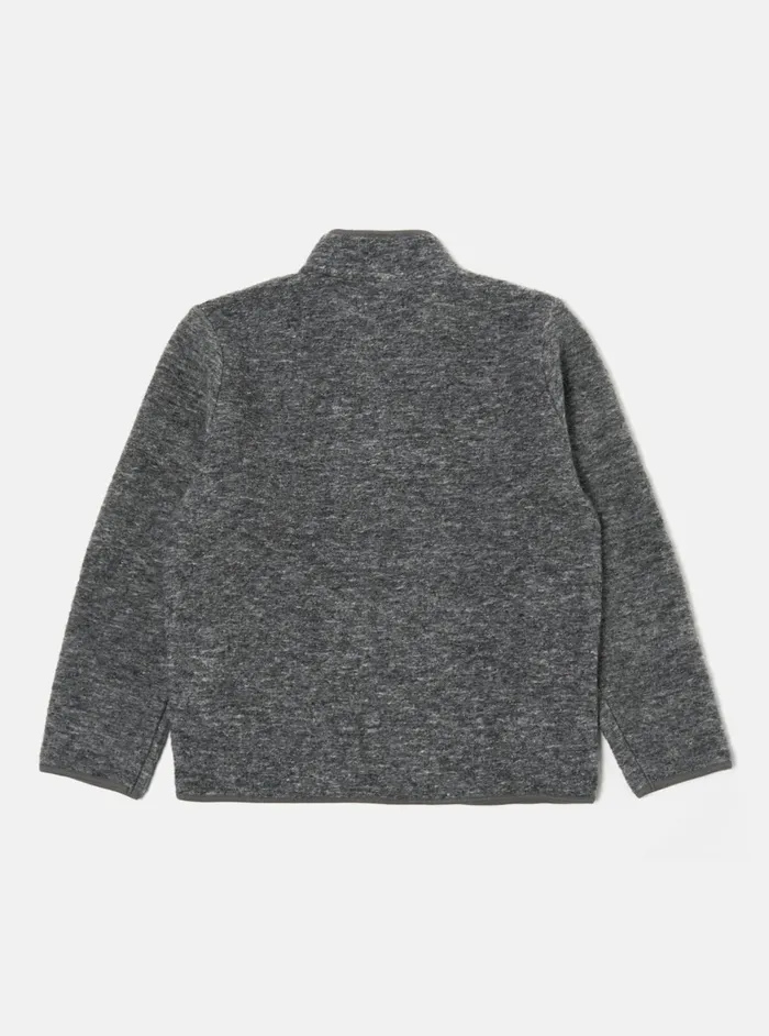 Climbing Jacket In Grey Teddy Fleece Men Universal Works Fleece