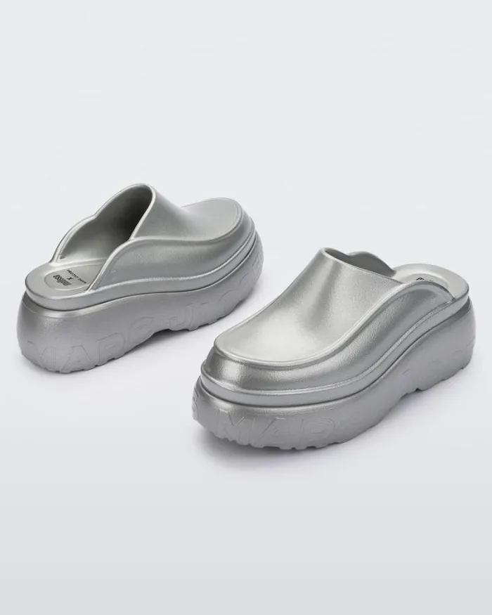 Clog Silver Women Melissa Slides