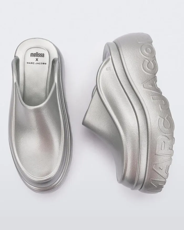 Clog Silver Women Melissa Slides