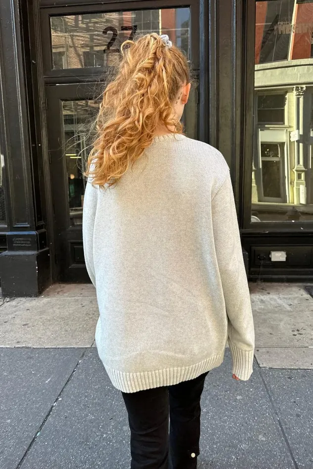 Clothing Brianna Cotton Sweater Brandy Melville SWEATERS Clothing Brianna Cotton Sweater Brandy Melville SWEATERS
