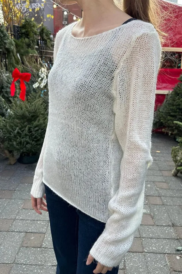 Clothing Colette Boat Neck Sweater Brandy Melville SWEATERS