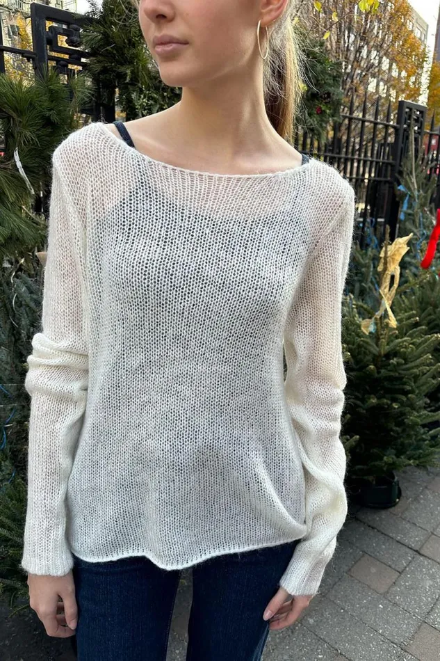 Clothing Colette Boat Neck Sweater Brandy Melville SWEATERS