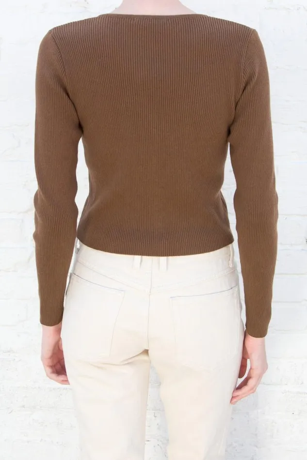 Clothing Collin Cotton Cardigan Brandy Melville SWEATERS