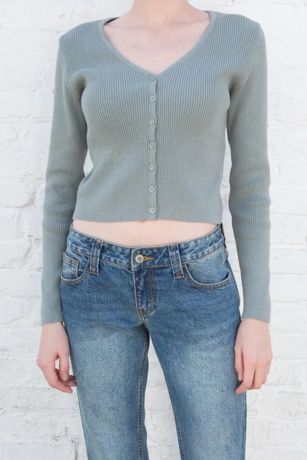 Clothing Collin Cotton Cardigan Brandy Melville SWEATERS