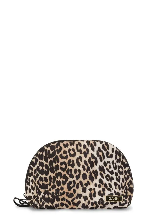 Clothing GANNI Leopard Print Tech Vanity Bag Leopard